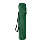 Sac vert cylindrique avec sangle de transport