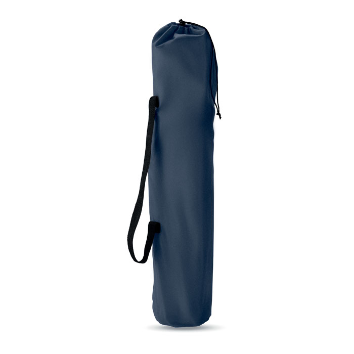 Sac de transport bleu avec sangle noire