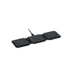 Station de charge sans fil noire pliable