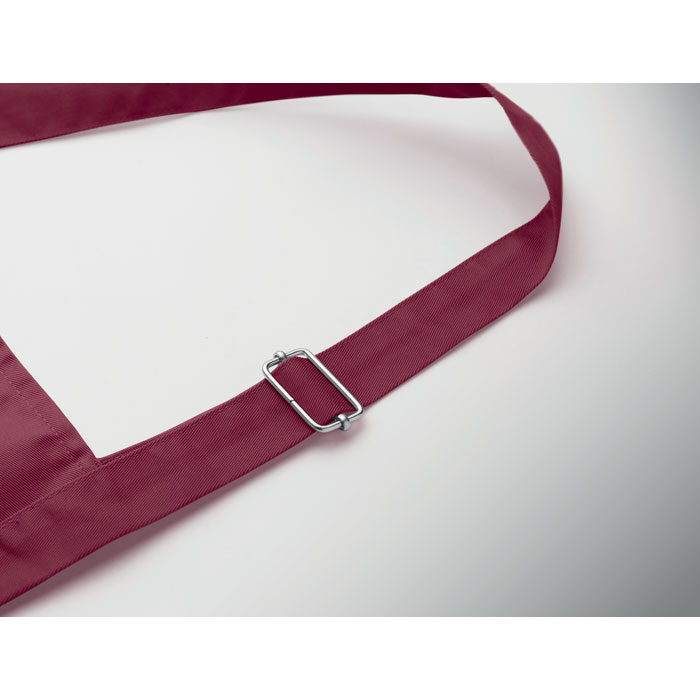 Lanière bordeaux avec boucle métallique réglable