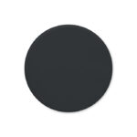 Cercle noir uni sur fond blanc