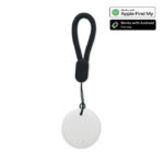 Traqueur Bluetooth rond avec boucle noire