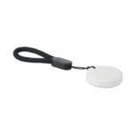Traqueur Bluetooth rond avec cordon noir