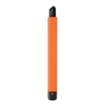 Crayon orange avec mine noire biseautée