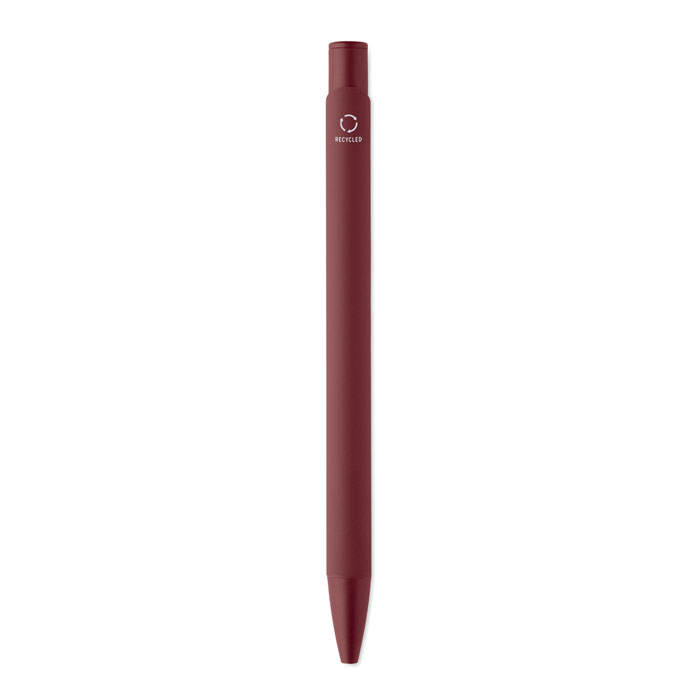 Stylo bille rouge recyclé écologique