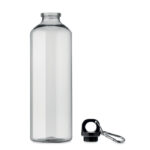 Bouteille réutilisable transparente avec bouchon détachable