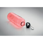 Gourde rose transparente avec bouchon détaché