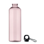 Gourde rose transparente avec bouchon détachable