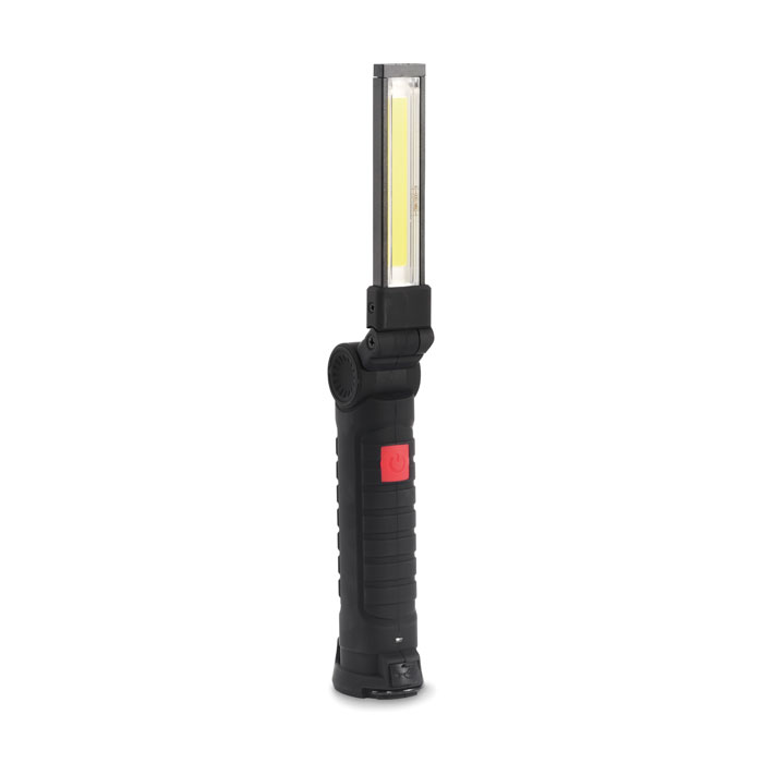 Lampe de travail LED noire rechargeable