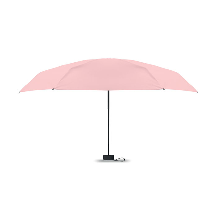 Parapluie pliable rose clair ouvert
