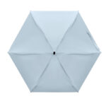 Parapluie pliant bleu clair ouvert