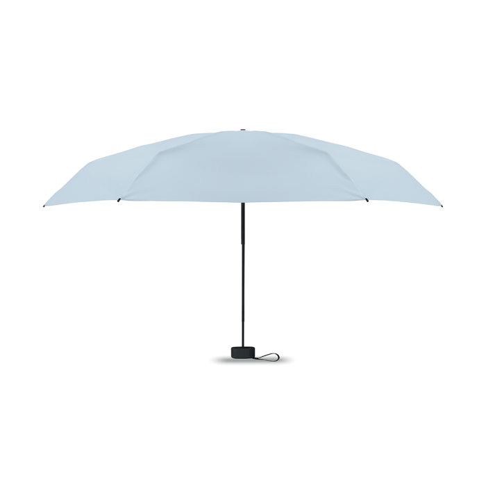 Parapluie pliant bleu clair ouvert