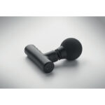 Pistolet de massage noir sur fond gris