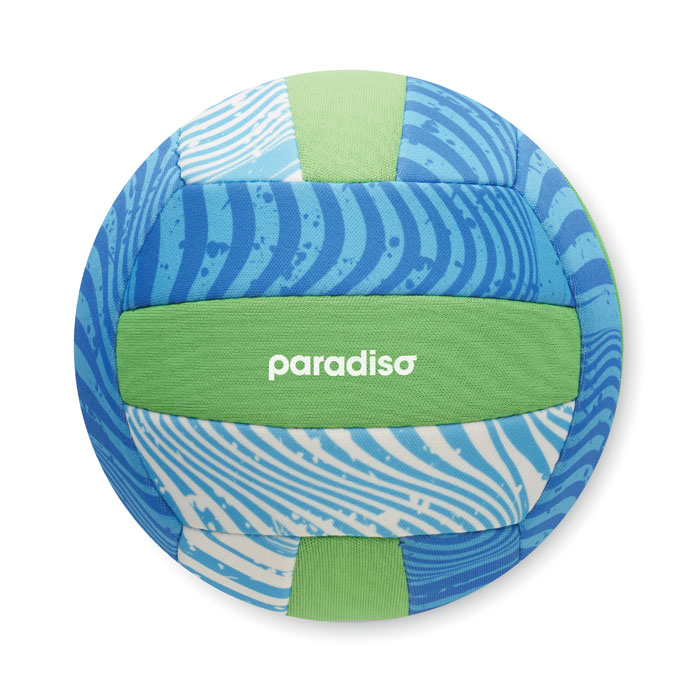 Ballon de volley bleu et vert Paradiso