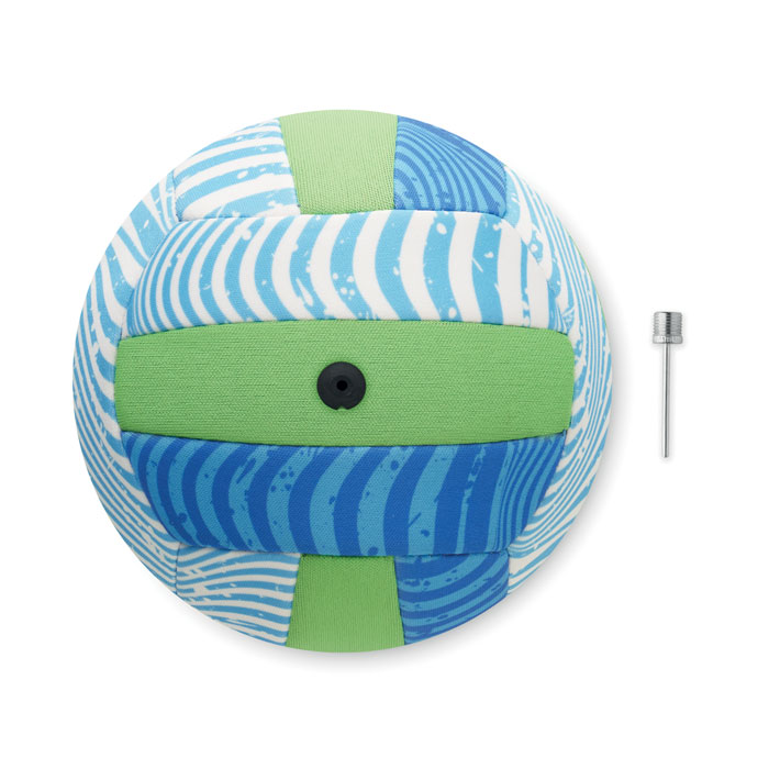 Ballon de volley coloré avec aiguille de gonflage