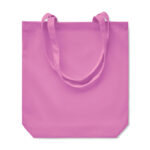 Sac cabas rose en tissu avec anses longues