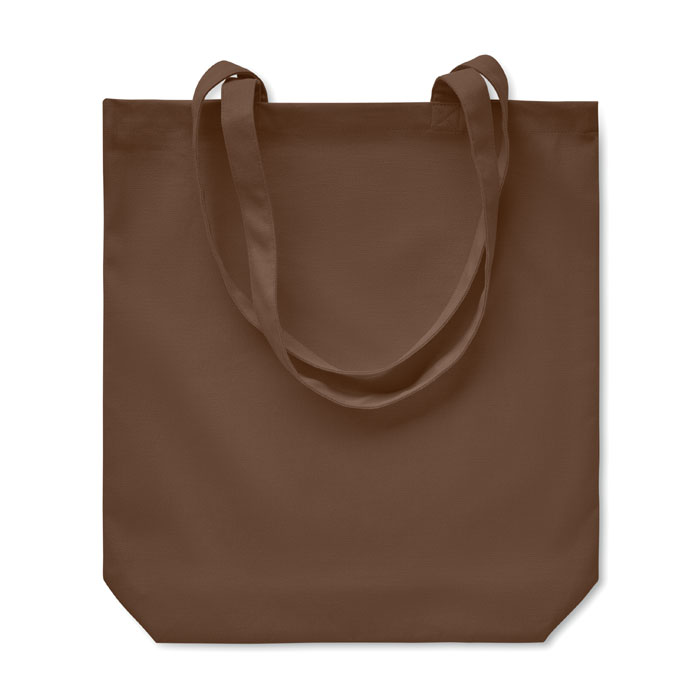 Sac tote bag marron en tissu
