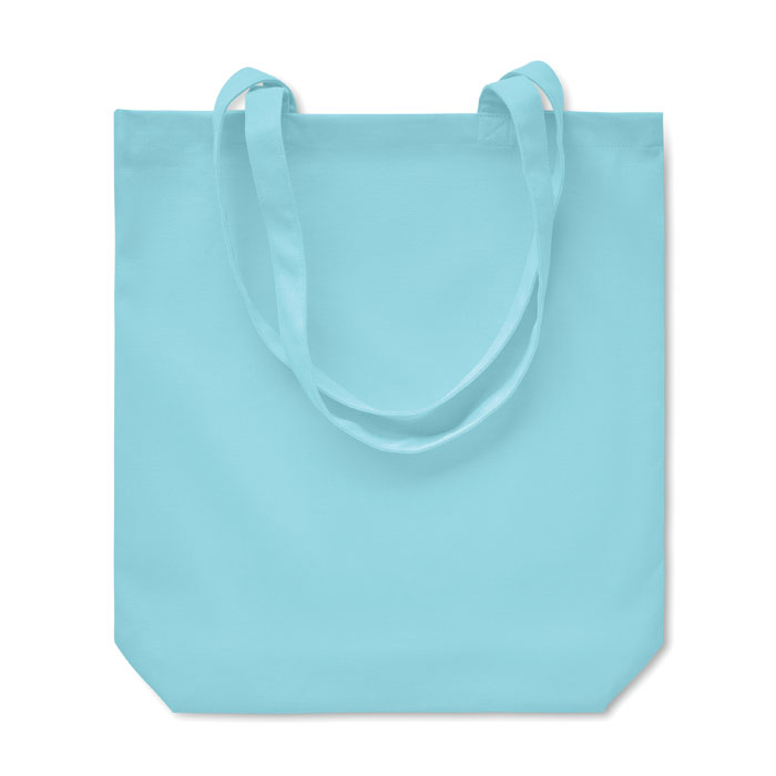 Sac cabas en tissu bleu clair