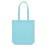 Sac cabas bleu clair en toile