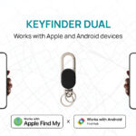 Porte-clés localisateur compatible Apple et Android