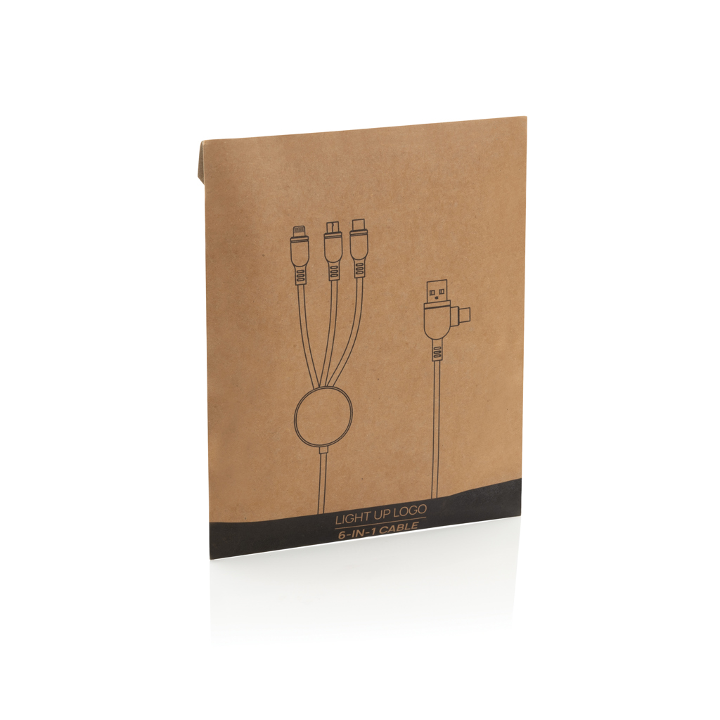 Emballage câble multifonction 6-en-1 USB