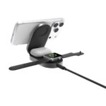 Station de charge sans fil pour appareils Apple.