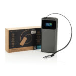 Batterie externe avec écran et câble rétractable