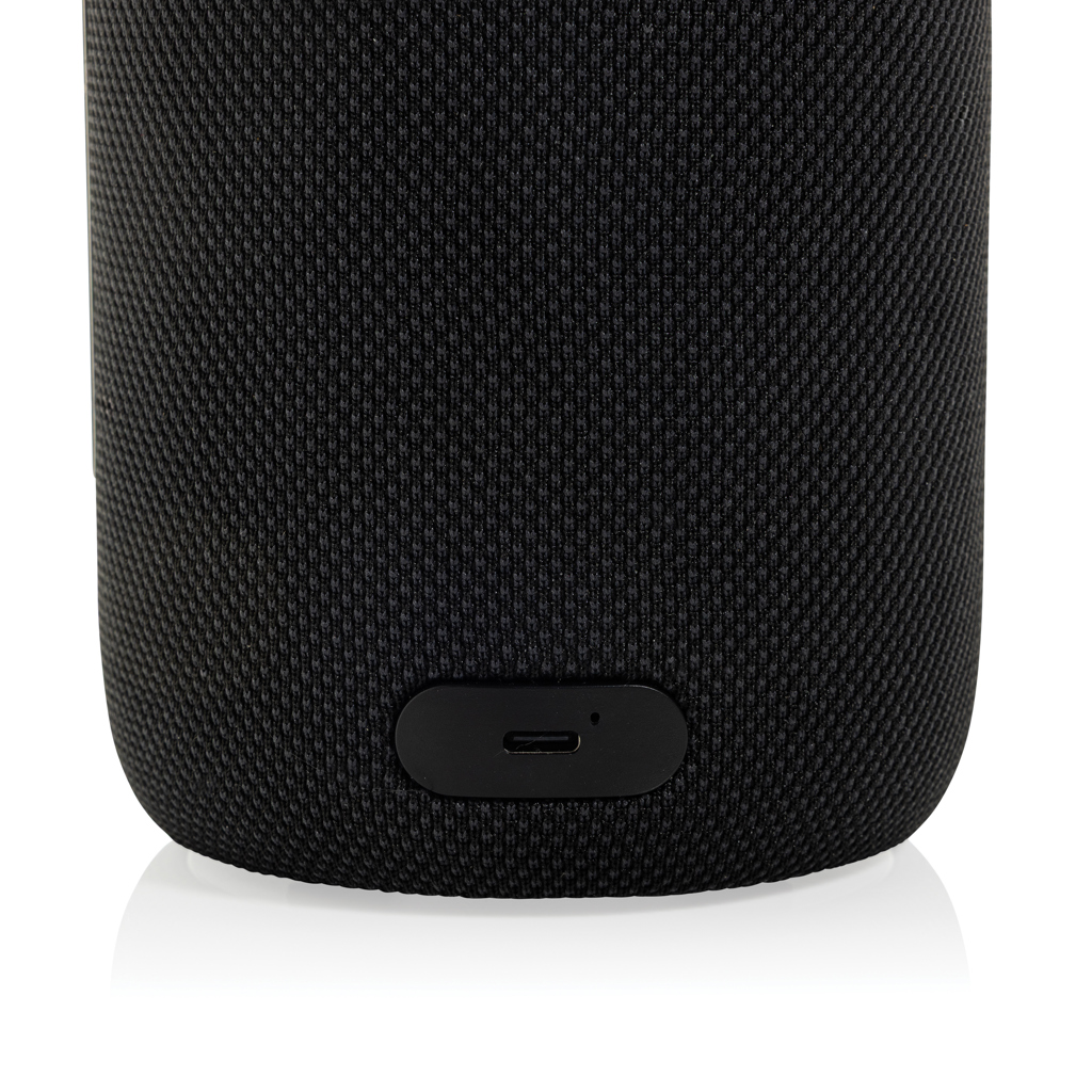 Enceinte Bluetooth noire avec port de charge USB