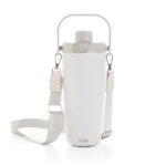 Gourde blanche avec sangle ajustable
