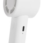 Sèche-cheveux blanc avec port USB-C
