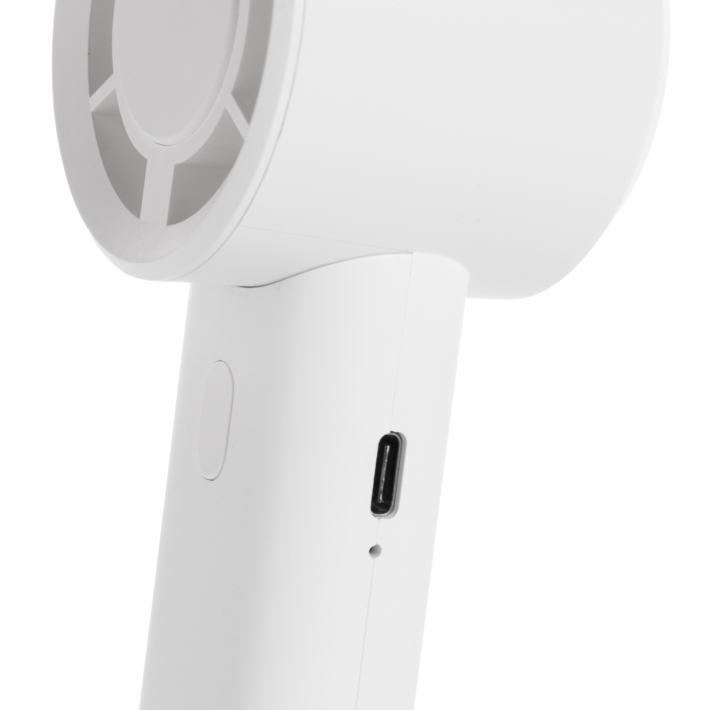 Sèche-cheveux blanc avec port USB-C