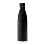 Bouteille isotherme noire en métal