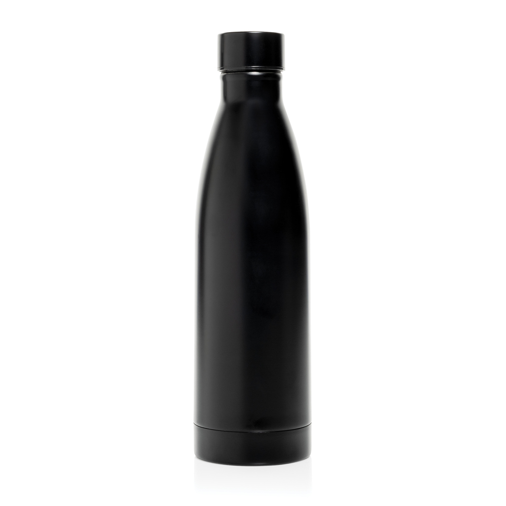 Bouteille isotherme noire en métal