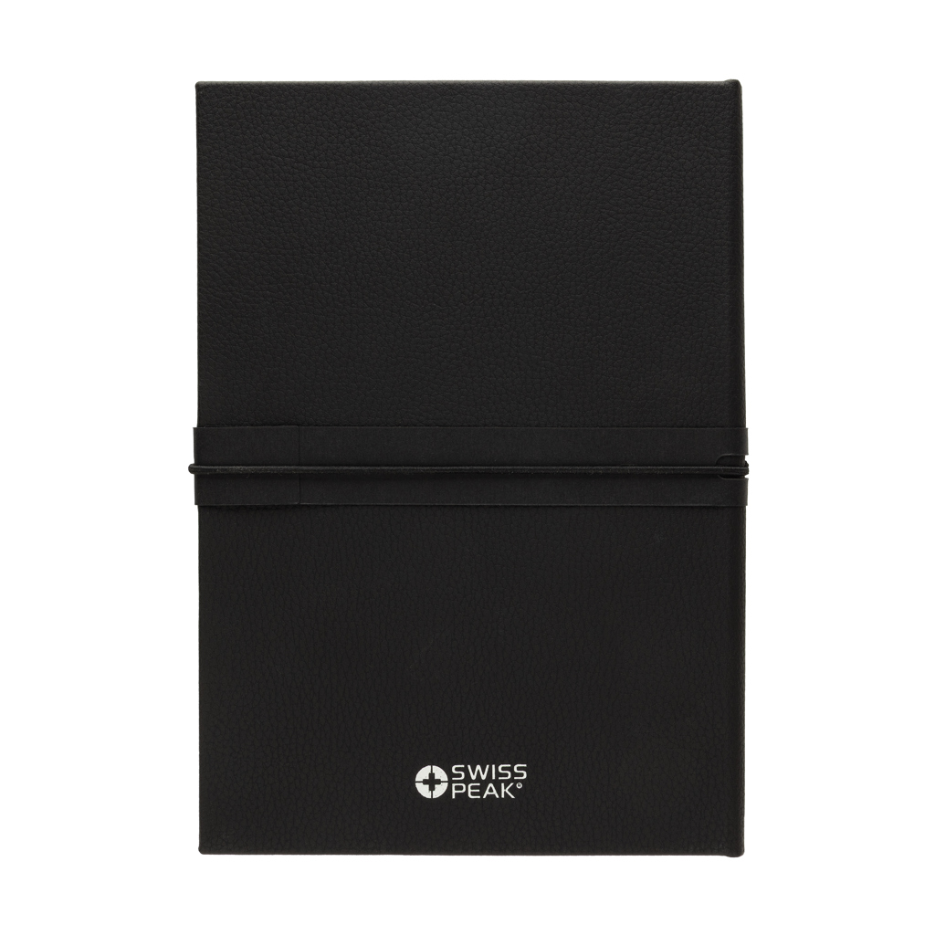 Carnet noir élégant Swiss Peak fermé