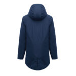 Veste bleue à capuche vue de dos