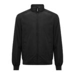 Veste noire zippée à col montant