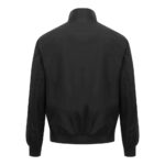 Veste noire à manches longues vue de dos
