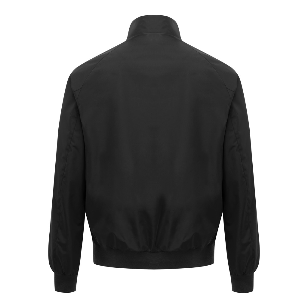 Veste noire à manches longues vue de dos