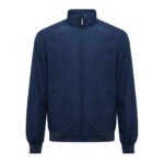 Veste bleu marine zippée pour homme