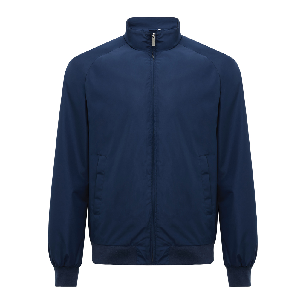 Veste bleu marine zippée pour homme