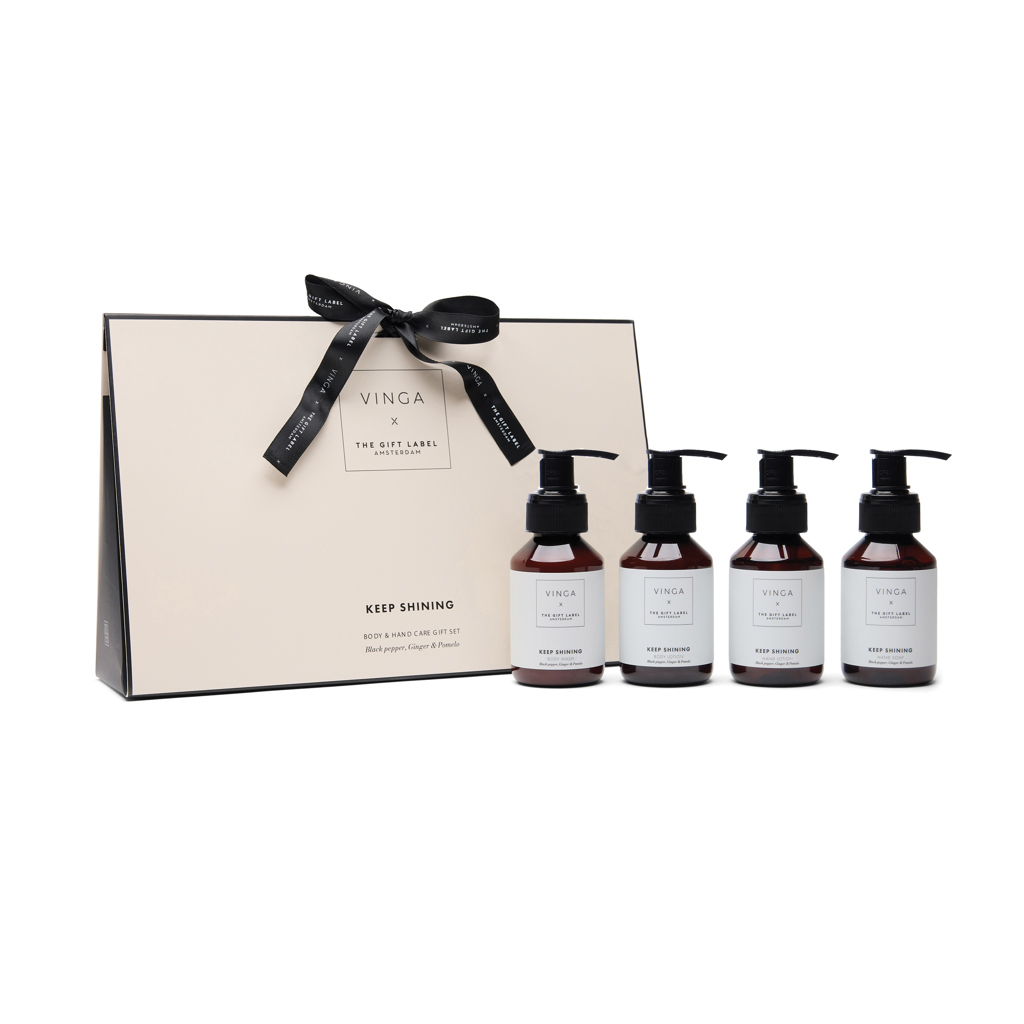 VINGA x TGL Coffret cadeau pour le corps et les mains