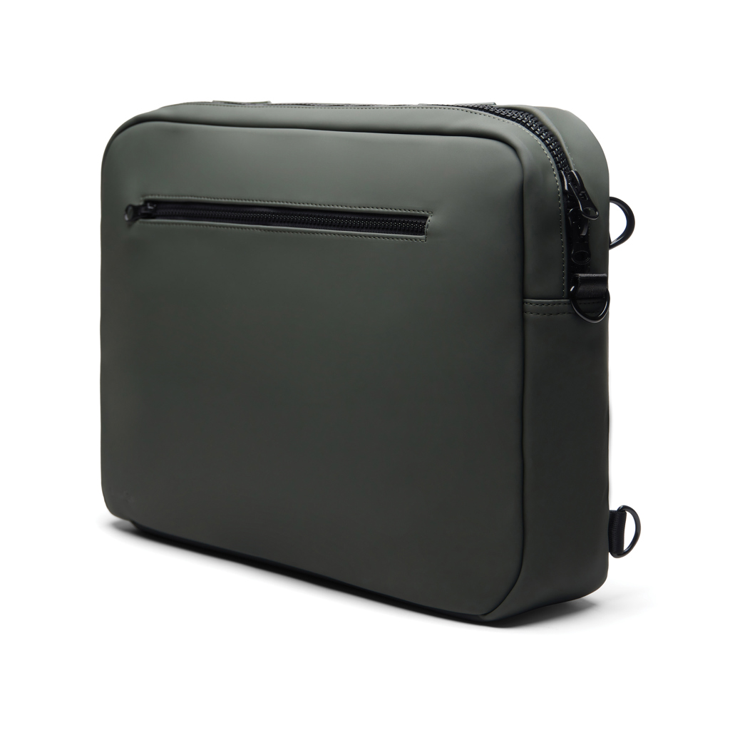 Sacoche d’ordinateur portable noire avec fermeture éclair