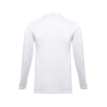 Dos d’un polo blanc à manches longues