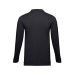 Dos d’un polo noir à manches longues
