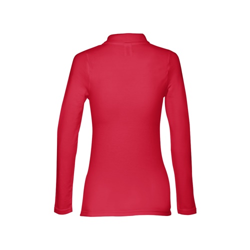 Haut rouge à manches longues pour femme