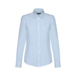 Chemise blanche à manches longues pour femme