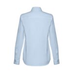 Chemise bleue à manches longues vue de dos