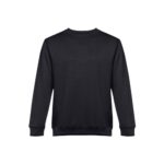 Sweat-shirt noir basique à manches longues