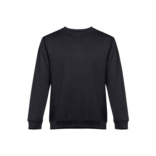 Sweat-shirt noir basique à manches longues