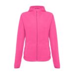 Veste polaire rose avec fermeture éclair